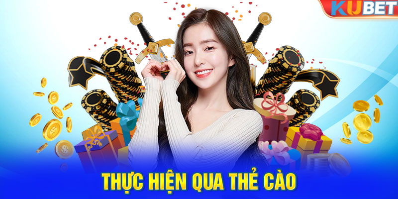 Nạp tiền thông qua thẻ cào