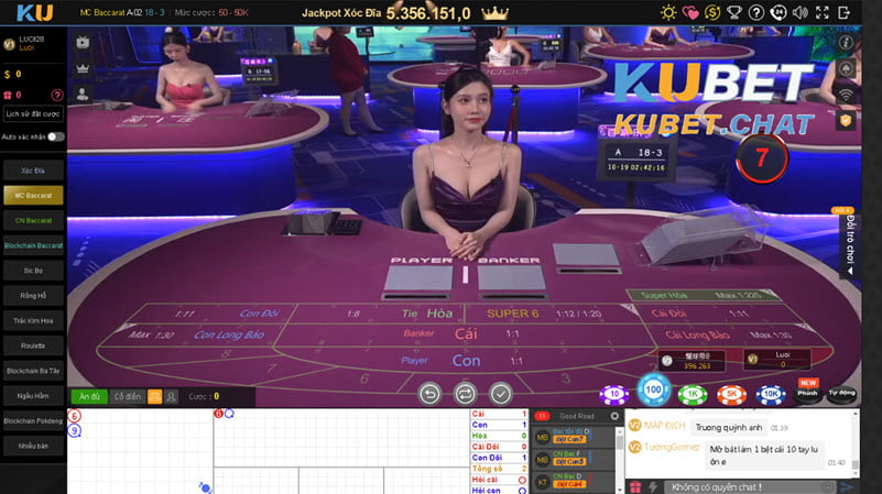 Live Casino cùng các dealer xinh đẹp